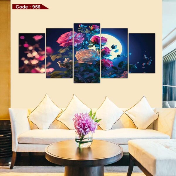 5 panel wall canvas