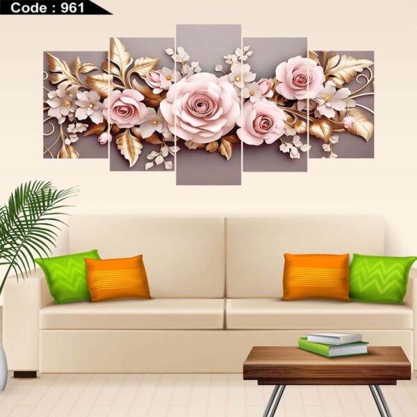 5 panel wall canvas